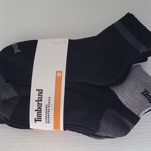 Timberland Cushioned Quarter Socks 6 Pairs - 9-12